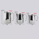 Stainless Steel Milk Frothing Jug Thick Coffee Milk Foamer Mugs Italian Latte Art Jug Milk Pitcher Frother Cup 350/500/700ml