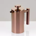 Stainless Steel French Press Coffee Tea Maker With Filter Cup Daily Use Durable Double Insulation Heat-Resistant Coffee Machine