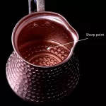 330ml Aluminum Handle Cevze Turk Turkish Coffee Pot Copper Maker New