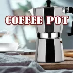 GESSER COFFEE MAKERS 304 Stainless Steel Expresso Induction Cafetera Coffee Moka Pot Machine Stove Cafe Tool