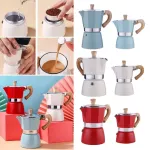 Italian Moka Espresso Cafeteira Percolator Pot Stove Coffee Maker 150ml/300ml
