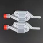 Water Seal EXHAUST One Way Home Brew Wine Wine Ferlock Sealle Plastic Air Lock Check Valve Water Selen Valves