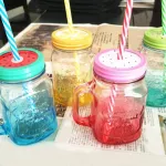 1PC Mix Color Striped Straw with Ring Plastic Thread Mug Tool Colorful Straws Grade PP Reusable Drink Food Straws Hard Bu K1A5