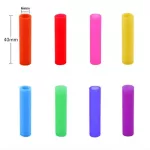 304 Stainless Steel Straws Metal Reusable Straight Bent Drinking Straw with Case Cleaning Brush Set Party Bar Accessory