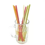 50pcs Biodegradable Drinking Straw Kitchen Bar Tool Cold Drink Straws Colorful Edible Disposable Eco-Friendly Rice Straw