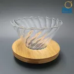Dripper Wooden Base V60 Size 02 Cup