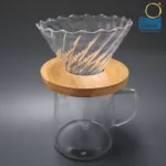 DRIPPER ฐานไม้ V60 ขนาด 02 cup