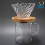 DRIPPER ฐานไม้ V60 ขนาด 02 cup