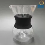 เหยือกดริปกาแฟ พร้อมซิลิโคนกันร้อน ขนาด 200ml