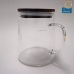 Server เหยือกดริปกาแฟ  แบบมีฝาไม้