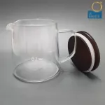 Server เหยือกดริปกาแฟ  แบบมีฝาไม้