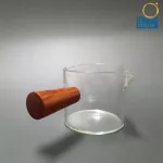 แก้วตวงปาก 2 ทาง แบบมีด้านจับไม้