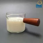 แก้วตวงปาก 2 ทาง แบบมีด้านจับไม้