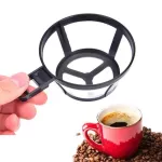 Reusable Coffee Pot Filter Holder Dripper Mesh Basket With Handle Kitchen Gadgets Toolshigh Temperature Resistant Nylon Filter