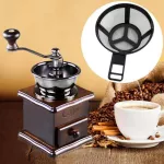 Reusable Coffee Pot Filter Holder Dripper Mesh Basket With Handle Kitchen Gadgets Toolshigh Temperature Resistant Nylon Filter