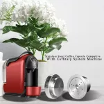 Stainless Steel Caffitaly Coffee Reusable Capsule Wacaco Minipresso Ca Maker Refillable Coffee Filter For Tchibo Cafissimo Aldi