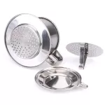 Coffee Filter Cup Stainless Steel Portable Durable Rotary Tool Maker Vietnamese Coffee Filter Mug With Filter Diy Drip Vietnam