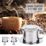 Coffee Filter Cup Stainless Steel Portable Durable Rotary Tool Maker Vietnamese Coffee Filter Mug With Filter Diy Drip Vietnam