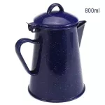 Guret 800/1200/1800ml Coffee Pot Enamel Coffee Kettle Hand Water Kettle Teapot Vintage Home Decor Starry Sky Blue Cafe Tools
