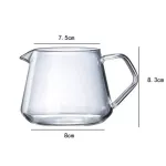 400ml-600ml Glass Coffee Sharing Pot Coffee Server Pour Out Decanter Home Brewing Cup Hand Made Coffee Maker Ice Drip Kettle^1