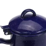 Guret 800/1200/1800ml Coffee Pot Enamel Coffee Kettle Hand Water Kettle Teapot Vintage Home Decor Starry Sky Blue Cafe Tools