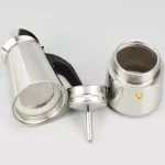 2/4/6/9 Cup Moka Coffee Maker Pot Stainless Steel Espresso Maker Latte Italian Stove Filter Mocha Moka Coffee Pot For Barista