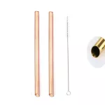 1PC SHARP End Fat Straw Reusable Stainless Steel Drinking Straw Metal STRAW Colorful Bubble Tea Straw Extra Wide Bar Tools