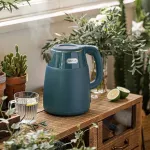 Electric kettle Electric kettle 1.7L, large capacity, electric kettle, 304 stainless steel, no seam, Liner Anti-Scalding ZDH-Q17B1