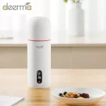 Original Deerma กาต้มน้ำไฟฟ้าแบบพกพาถ้วยความร้อน 350ML ขวดน้ำควบคุมอุณหภูมิกาต้มน้ำอัจฉริยะ