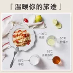 กาต้มน้ำแบบพกพาถ้วยเดือดกาต้มน้ำไฟฟ้า 0.6L มินิคงที่สุขภาพ Home Travel กาต้มน้ำนม [แบบพกพาสำหรับเดินทาง] - สตูว์นมอุ่น