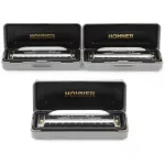 Hohner® Special 20 Pro Pack 3 ฮาร์โมนิก้า 10 ช่อง แพ็ค 3 ตัว ชุดสุดคุ้ม คีย์ C / G / A  ซีรีย์ Progressive + แถมฟรีกล่อง & ออนไลน์คอร์ส  ** Made in Ge