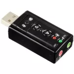 X-TIPS USB Soundcard simulated 7.1 Channel for PC Notebook Black