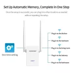 ใหม่ล่าสุดComfast ความถี่ 5G/2.4G 1200Mbps dual band WIFI Repeater ตัวกระจายไวไฟ รองรับ5G