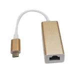 TYPE-C ถึง RJ45 การ์ดเครือข่ายแบบมีสาย 100M usb3.1 เป็นตัวแปลงอินเทอร์เฟซสายเคเบิลเครือข่าย