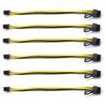Hot-6 PAC 6 Pin Me To 8 Pin 62 ME PCIE Adapter Power Cable PCI Express Extension Cable for Graphics Video Card 30cm