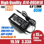 19.5V 3.33A A14-065N1A for Ruby Bo14 TM1802-BL XMA1901-AA AG AG LAP AC Adapter Charger Power Ly