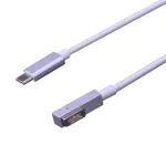 USB C Type C F to Magsaf* 1/2 Cable Cord Adapter for E Macbo Air/Macbo Pro 45W 60W 85W 12/13/15 "Charger Power