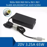 Lap AC Adapter DC Charger Connector Port Cable for R60I R661E R61I R61 SL400 ADLX65ndt3a S220 S230U