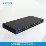 Linksys LGS116P Unmanaged Gigabit Switch 16-Port, Poe
