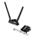 Wireless PCie Adapter Wi-Fi-Fiber Card-Ax3000 Dual Band PCI-E Wifi 6 802.11Ax Adapter with 2 External Antennas & Bluetooth 5.0 Ax3000