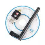 Wireless WiFi USB receiver cards with antenna Network card 300m, wireless, portable wifi