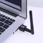 Wireless WiFi USB receiver cards with antenna Network card 300m, wireless, portable wifi