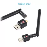 Wireless WiFi USB receiver cards with antenna Network card 300m, wireless, portable wifi