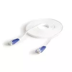 * Clear Stock Products* Cliptec OCC402 Slim Flat Cat5e Patch Cable 3.0 m
