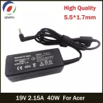 Qinern 19v 2.1a 40w 5.5*1.7mm Ac Adapter Notebo Lap Charger For Aspire D270 D257 D255 Power Ly For Lap Adapter