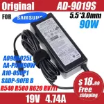 Orign AD-9019S 90W 19V 4.74A AC LAP Adapter for Samng RV711 R410 R410 R520 R522 R530 R560 R518 R410 R429 Charger