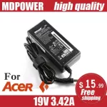 For 19v 3.42a 65w 5.5*1.7mm Lap Power Ac Adapter Charger Aspire 5315 5630 5735 5920 5535 5738 6920 7520 E5-572 E5-572g