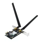 Wireless PCie Adapter Wi-Fi Card Asus Wireless PCI Express Pce-Ex3000 Dual Band Wifi6 BT5.0 Bulk Pack