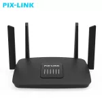 Pixlink AC06 1200Mbps Dual-Band AC1200 Wireless Router Wifi Repeater with 4*6DBi High Gain Antennas Wider Coverage Easy Setup