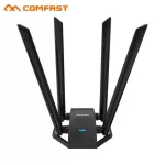 Comfast CF-WU785AC 1300Mbps Wifi Adapter 2.45.8GHz Dual Band Network Card Micro USB 3.0 Wireless Receiver with 4 Antennas